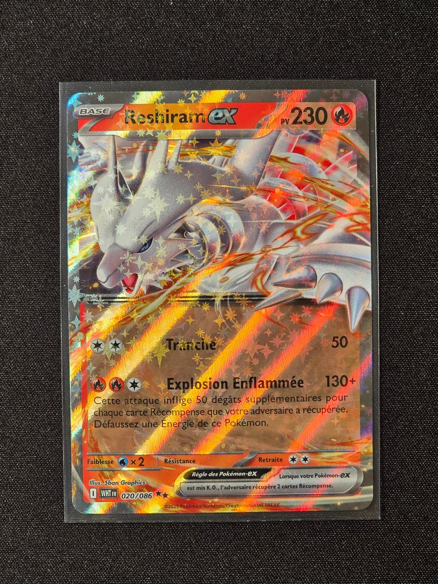 Reshiram ex WHT 020