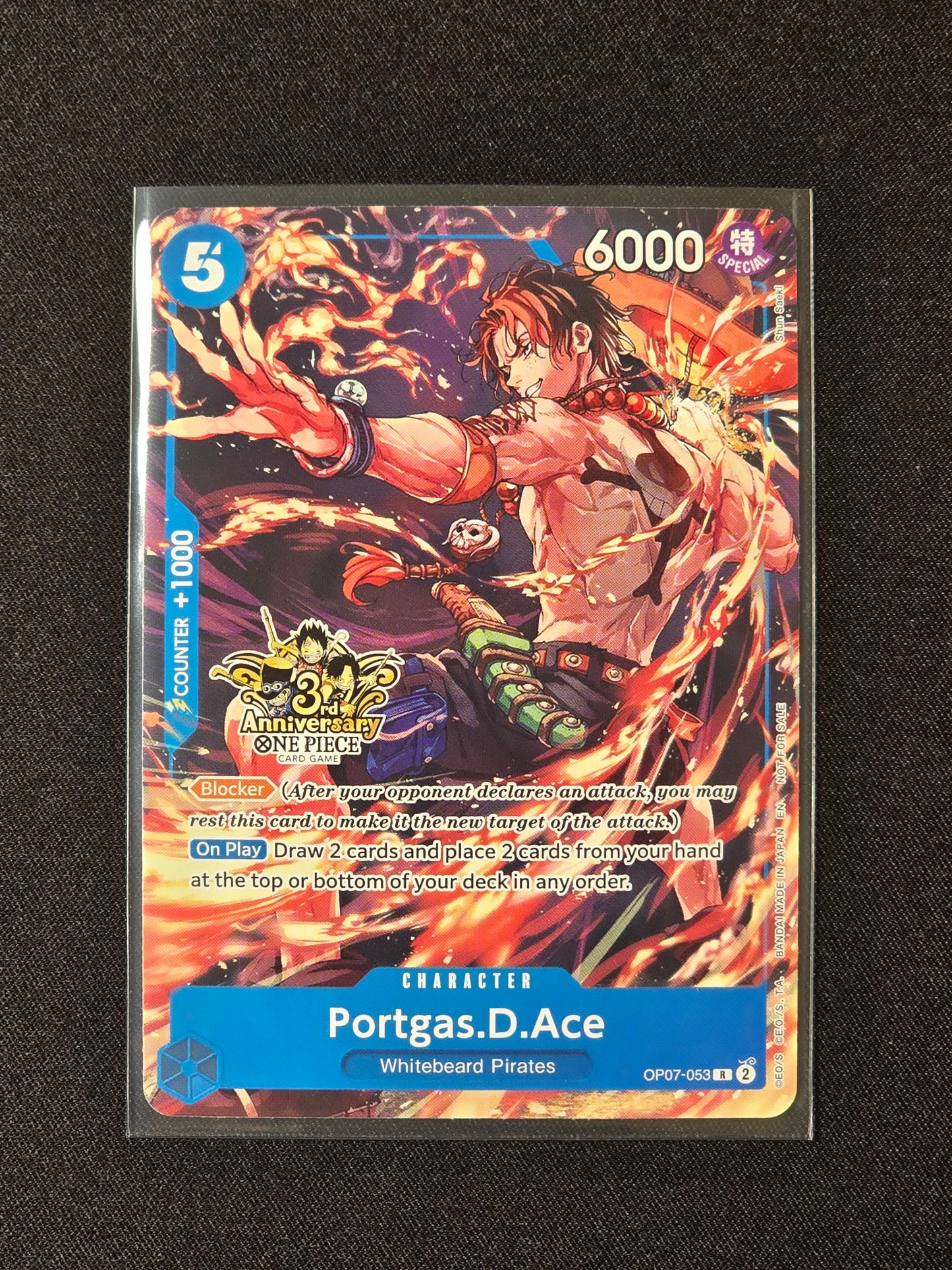 Portgas.D.Ace (OP07-053) (V.4) 3rd Anniversary