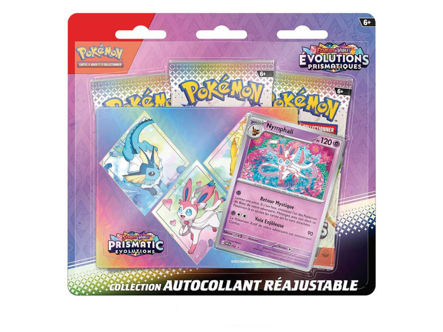 Tripack Pokémon EV8.5 Évolution Prismatique FR