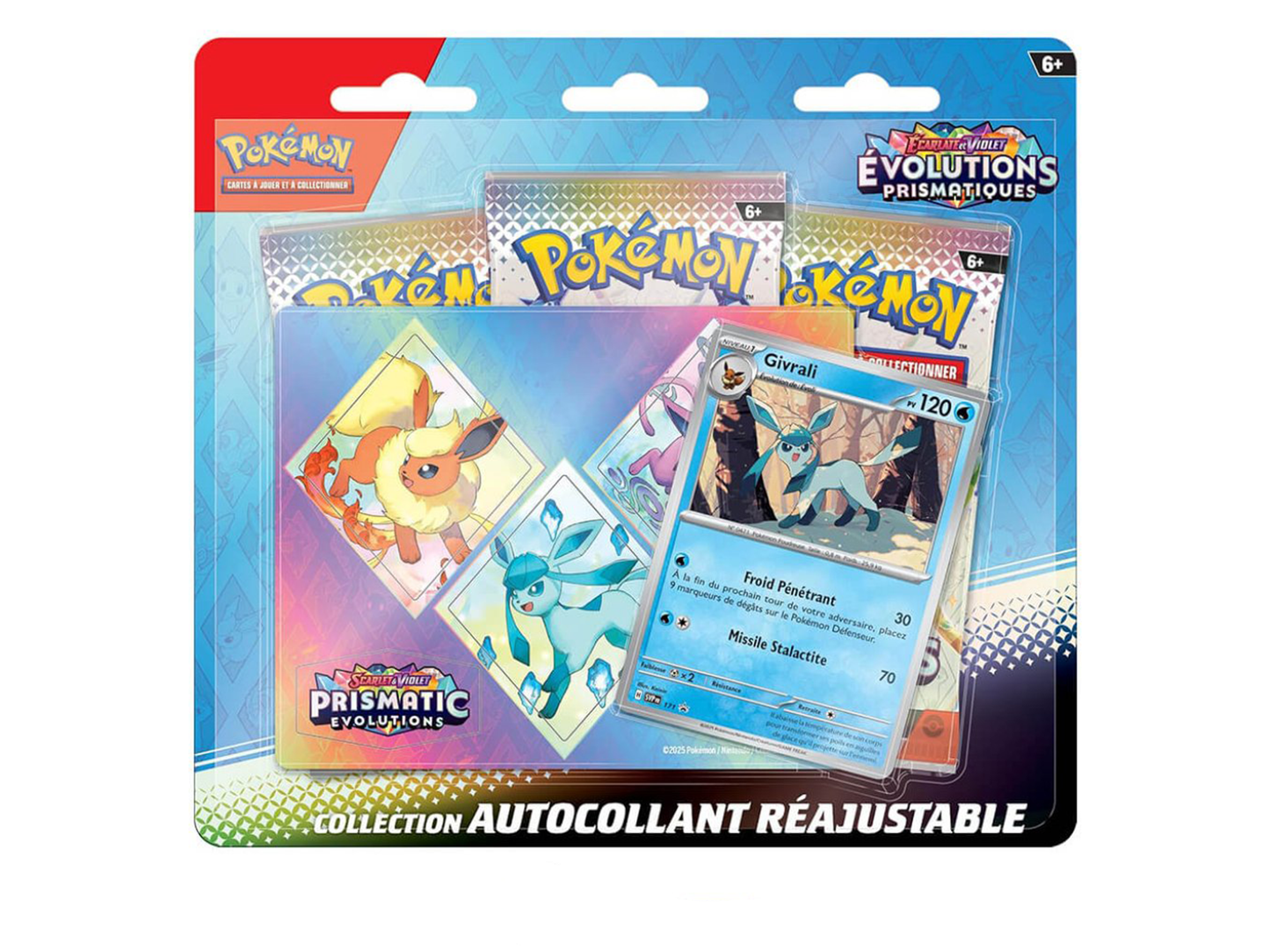 Tripack Pokémon EV8.5 Évolution Prismatique FR
