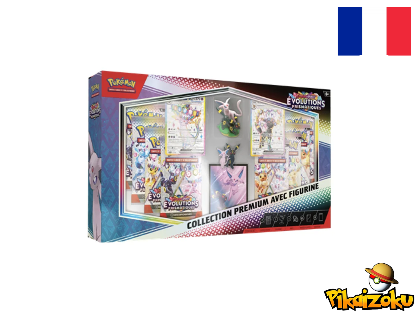 Collection premium avec figurine Pokémon EV8.5 Evolution Prismatique