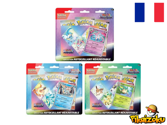 Tripack Pokémon EV8.5 Évolution Prismatique FR