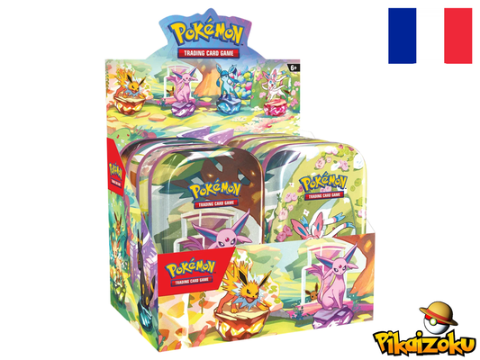 Display Pokémon Mini Tin EV8.5 Evolution prismatique FR