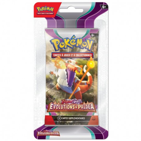 Booster Blister Pokémon EV02 Évolution à Paldea  FR